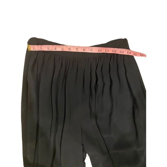 AJ Bari Women's Chiffon Palazzo Wide Leg Pants Size 6 - Picture 6 of 8
